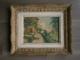 Oil Painting On Canvas Algiers 1950 Landscape Decoration Garden Hamman Righa Antique