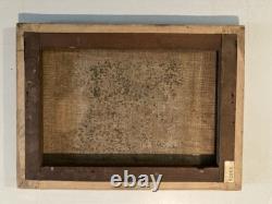 Oil Painting on Canvas Peasant 1850 To Identify Landscape 19th Century Ancient Art