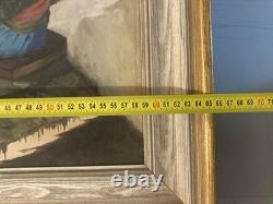 Oil Painting on Canvas by Antonio GODOY Orientalist 1950 Old Orientalism Art