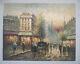 Oil Painting On Canvas Of Old City Of Paris