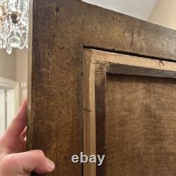 Oil on Canvas 19th Century, Portrait of an Old Woman Antique