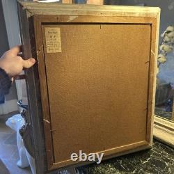 Oil on Isorel of Woman Signed Antique