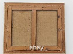 Oil on canvas 19th century old painting 8F seascape signed framed marine