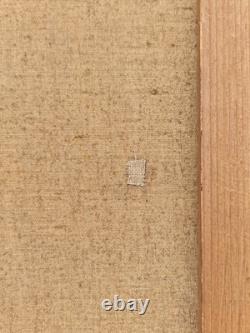 Oil on canvas 19th century old painting 8F seascape signed framed marine