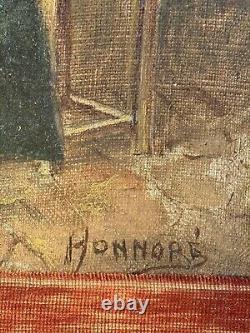 Oil on canvas, after Julius Singer, early 20th century, 19th century golden frame
