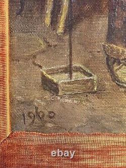 Oil on canvas, after Julius Singer, early 20th century, 19th century golden frame