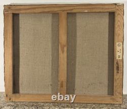 Oil on canvas, old Breton School, 20th century, Finistère, Côtes d'Armor, Brittany