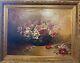Oil On Canvas, Old And Signed 19th Century, Very Pretty Gilded Wood Frame