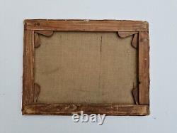 Oil on canvas still life cubism signed to restore HST antique painting