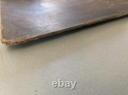 Oil painting on cardboard panel, 1930, impressionist landscape, old pointillism