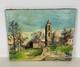 Old 1930 Magnificent Oil On Canvas Mountain Landscape Signed J. P Gouson