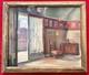 Old 19th-20th Century Painting Interior Scene Portrait House Still Life Painting