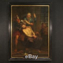 Old Flemish Painting Religious Oil Painting Christ Frame 700