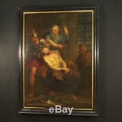 Old Flemish Painting Religious Oil Painting Christ Frame 700