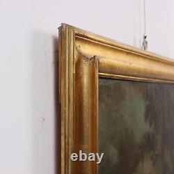 Old Flemish School Painting Oil on Canvas from the 18th Century