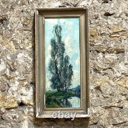 Old HSP Painting The Herd Keeper Signed R. Urbain Lorraine Art