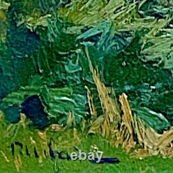 Old HSP Painting The Herd Keeper Signed R. Urbain Lorraine Art Old HSP Painting The Herd Keeper Signed R. Urbain Lorraine Art