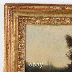 Old Landscape Painting Oil on Canvas 18th Century Original