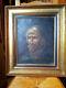 Old Large Oil On Canvas Signed With Its Frame. Nice Portrait