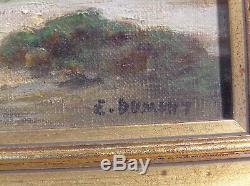 Old Navy Oil On Canvas Signed E. Dumont 1828/1894