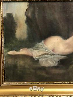 Old Oil On Panel Dlg Jean Jacques Henner