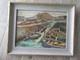 Old Oil Painting Camaret-sur-mer Signed Chevalier Finist&egrave;re Breton 1900