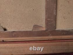 Old Oil Painting, French Barbizon School, 19th Century, Gilded Wooden Frame