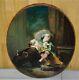 Old Oil Painting On Canvas Childish Eighteenth Fragonard