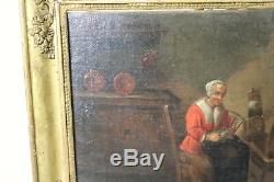 Old Oil Painting On Canvas Flemish School Review Sec XVIII