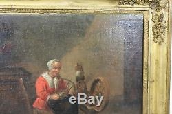 Old Oil Painting On Canvas Flemish School Review Sec XVIII