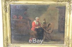 Old Oil Painting On Canvas Flemish School Review Sec XVIII