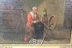 Old Oil Painting On Canvas Flemish School Review Sec XVIII