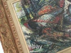 Old Oil Painting On Canvas Signed P Truth