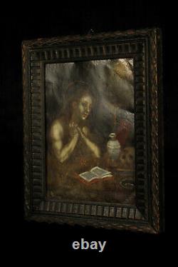 Old Oil Painting On Copper, Eighteenth Vanity / Memento Mori Curiosities