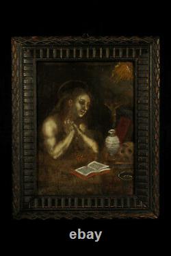 Old Oil Painting On Copper, Eighteenth Vanity / Memento Mori Curiosities