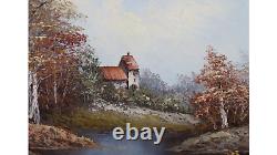 Old Oil Painting on Canvas. Erik Albin Anton SAAF (1856-1934) Sweden
