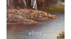Old Oil Painting on Canvas. Erik Albin Anton SAAF (1856-1934) Sweden