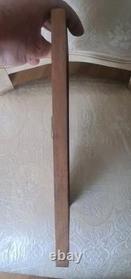 Old Oil Painting on Canvas Marine, BOATS Characters Signed on the Left