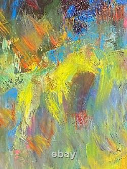 Old Oil Painting on Canvas Provençal Landscape Farm in Digne Robert Nyel