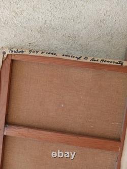 Old Oil Painting on Canvas Signed Guy Vidal Provencal Landscape