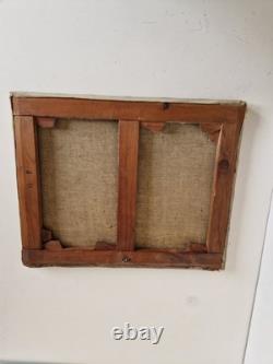 Old Oil Painting on Canvas Signed by Jean Dufau