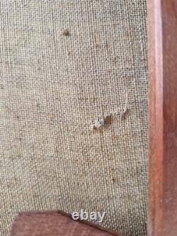 Old Oil Painting on Canvas Signed by Jean Dufau