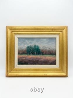 Old Oil Painting on Canvas by Basil Poustochkine (1893–1973)