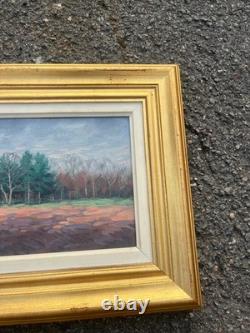 Old Oil Painting on Canvas by Basil Poustochkine (1893–1973)