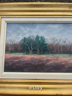 Old Oil Painting on Canvas by Basil Poustochkine (1893–1973)