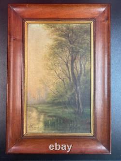 Old Oil Painting on Canvas with Signature to Identify