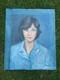 Old Oil Painting On Cardboard Portrait Of A Woman Signed Schneider Kunz 1974