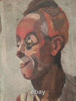 Old Oil Painting on Cardboard by Dora Bianka Kucembianka