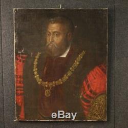 Old Oil Paintings On Canvas Noble Man Portrait Nineteenth Century 800