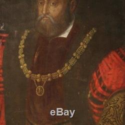 Old Oil Paintings On Canvas Noble Man Portrait Nineteenth Century 800